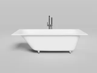 Ванна из искусственного камня Salini Orlanda Kit S-Stone 102122MRH 180x80см RAL снаружи