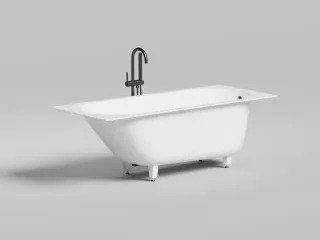 Ванна из искусственного камня Salini Ornella S-Sense 102313GRF 170x70см RAL полностью