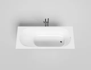 Ванна из искусственного камня Salini Ornella S-Sense 102313GRF 170x70см RAL полностью