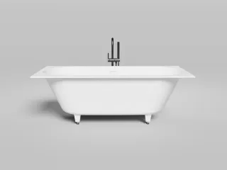 Ванна из искусственного камня Salini Ornella Axis Kit S-Sense 103513MRF 170x75см RAL полностью