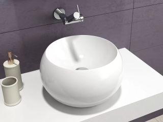 Раковина Montebianco Palla 12033 38см белый