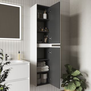 Пенал подвесной Sancos Cento PCN35W 35см белый глянец