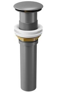 Донный клапан для раковины Point PN000Z1GM без перелива графит
