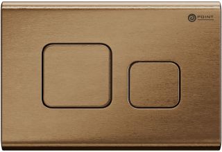 Клавиша смыва Point Афина PN44041BB бронза брашированная