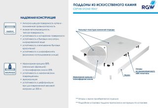 Душевой поддон RGW ST/R-Tr 16153099-11 90x90см терракот