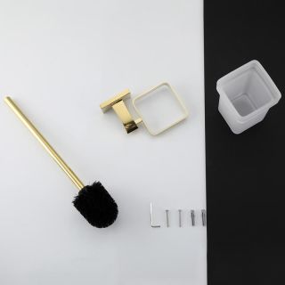 Настенный ёршик для унитаза Gappo G0710-3 золото