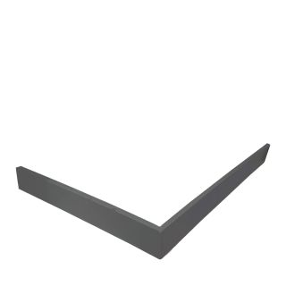 Экран для душевого поддона Veconi Pietra PS AG, 1000x800x30, гелькоут и стекловолокно, антрацитово-серый