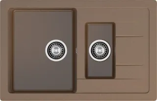Мойка кухонная GranFest Терракот Quadro  Q-775 KL тер