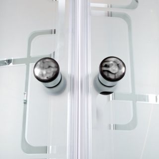 Душевая кабина Deto EM1590 N LED с гм. 90х90х208см