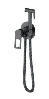 Гигиенический душ со смесителем Wonzon & Woghand Frame WW-88829010-BGM тёмный графит