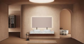 Раковина ABBER Bequem AC2116MW 57см белый матовый