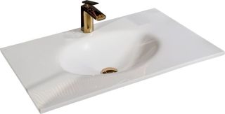 Раковина Armadi Art Solid Glass 80см белый 850-080