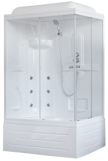 Душевая кабина Royal Bath BP левая стекло прозрачное 120x80см RB8120BP2-T-L