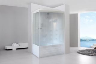 Душевая кабина Royal Bath BP правая стекло матовое 100x80см RB8100BP2-M-R