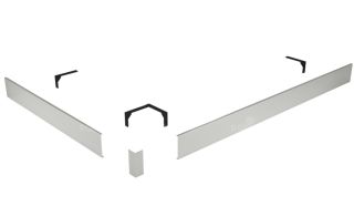 Экран для душевого поддона RGW N/ST-21 W 50231596-01 90x160см белый