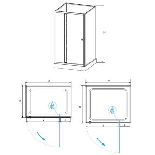 Душевая кабина RGW AN-207 411320777-95 70x70см белый
