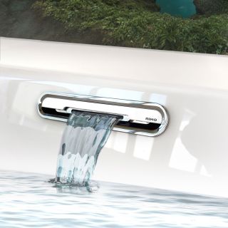 Акриловая ванна Riho Still Square Fall Plug and Play B100061005 L заполнение через перелив 170х75см белый