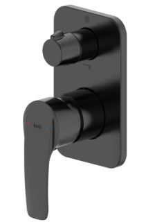 Встраиваемый смеситель с двумя выходами IDDIS Ray RAYBL00i67 чёрный матовый