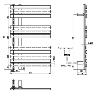 Электрический полотенцесушитель Boheme Venturo 723-CR хром