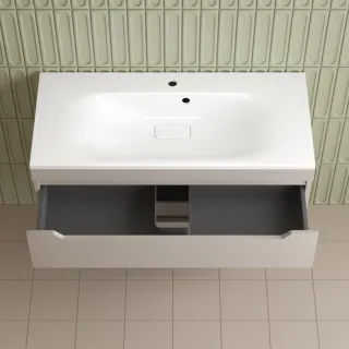 Тумба под раковину  Style Line Остин ЛС-00002409 100 см кремовый