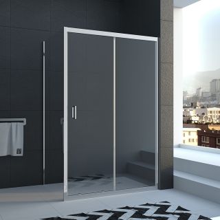 Душевой уголок Veconi Rovigo RV-046, 1500х1100х1950, хром, стекло прозрачное