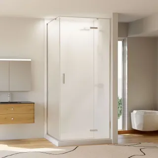 Душевой уголок Veconi Rovigo RV-073R/R, 1000х800х1950, хром, стекло дождь