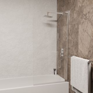 Шторка на ванну RGW SC-01 03110110-11 100см хром