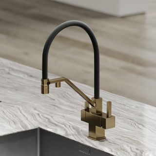 Смеситель для кухни Sancos Loro SC4007BG брашированное золото