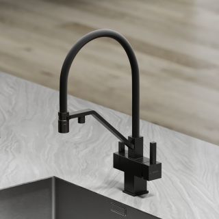 Смеситель для кухни Sancos Loro SC4007MB чёрный матовый