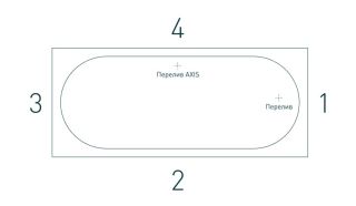 Ванна из искусственного камня Salini Ornella Axis S-Sense 104613GRF 170x70см RAL полностью
