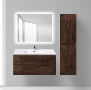 Тумба под раковину BelBagno подвесная 100x50см Rovere Moro ETNA-1000-2C-SO-RW-P