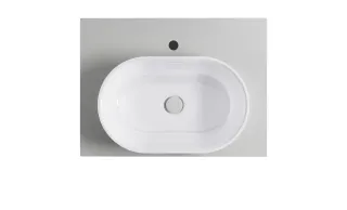 Тумба с раковиной Astra-Form Шарм 4631177714962 70 см серый матовый