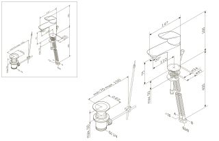 Смеситель Am.Pm Like F8092100 для раковины с д/к