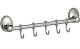 Планка с крючками для полотенец Haiba HB1615-5 хром