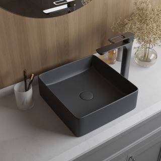 Раковина IDDIS Slide 36см серый матовый SLIGM01i27