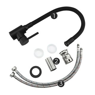 Смеситель для кухни Frap F40994-6 черный