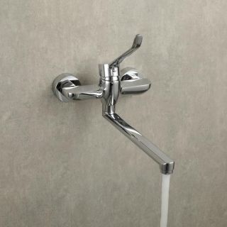 Настенный смеситель для кухни Gappo G4621 хром