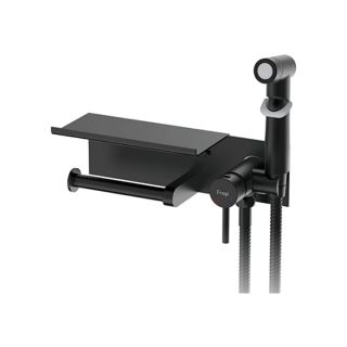 Гигиенический душ со смесителем Frap F2075-6 черный