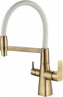 Смеситель для кухни ZORG Steel Hammer SH 818-8 BRONZE