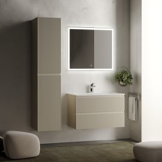 Подвесная тумба под раковину Sancos Snob R SNR80CE 80см Beige Soft