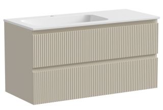 Подвесная тумба под раковину Sancos Snob T SNT100LCE левая 100см Beige Soft