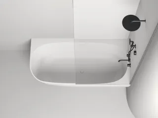 Ванна из искусственного камня Salini Sofia Corner R S-Sense 102514GRH 170x85см RAL снаружи