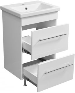 Тумба под раковину Stella Polar Ванесса 50см белый SP-00000217