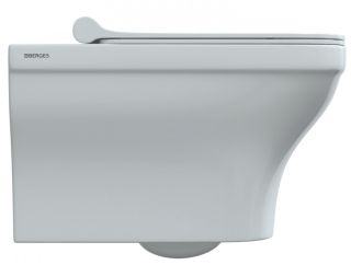 Подвесной унитаз Berges Strati белый 082132 сиденье Strati SO микролифт быстросъёмное