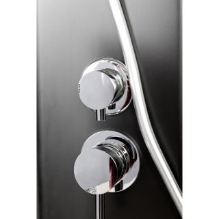 Душевая кабина Deto L 809 N с гидромассажем BLACK 90х90х200 см