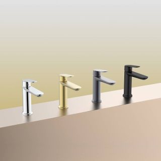 Смеситель для раковины Splenka S41.10.03 золотой сатин