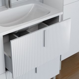 Напольная тумба под раковину Санта Вега 700451 120 см белый