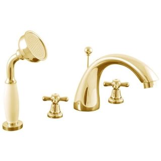 Смеситель на борт ванны Rav Slezak Morava retro MK169.5SZ золото