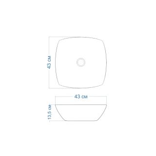 Раковина чаша Maretti KA13NS61-844, белая