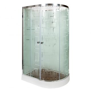 Душевая кабина Deto ЕМ1511 L N (без крыши) 110х80х208 см